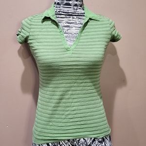 Vintage 90s Unionbay Fitted Green Polo